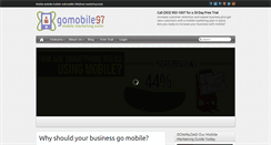 Desktop Screenshot of gomobile97.com